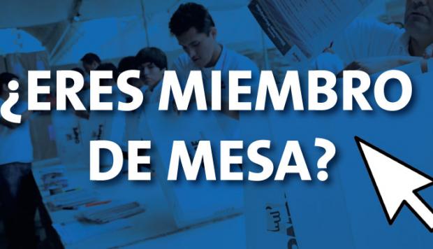 OTORGA FACILIDADES A MIEMBROS DE MESA