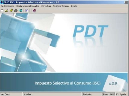APRUEBAN NUEVA VERSIÓN DEL PROGRAMA DE DECLARACIÓN TELEMÁTICA DEL IMPUESTO SELECTIVO AL CONSUMO – FORMULARIO VIRTUAL N° 615