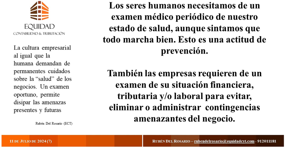 EQUIDAD CONTABILIDAD & TRIBUTACIÓN SAC